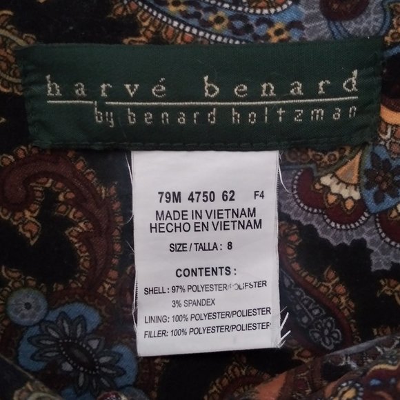 Harve Benard Quilted Jacket Women's Size 8 - Picture 3 of 5